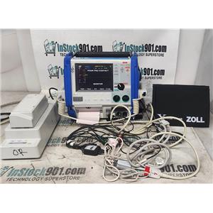 ZOLL M-Series CCT Biphasic 200 Joules Max Patient Monitor w/spo2, battery