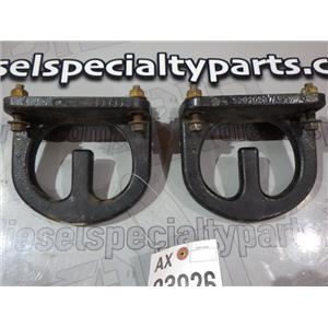 2007 2008 DODGE 3500 2500 6.7 DIESEL AUTO 4X4 OEM FRAME MOUNT TOW HOOKS (PAIR)