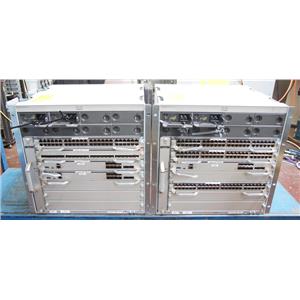 Pair of Cisco C9407R Catalyst 9400 Series Switches w C9400-LC-48U / C9400-LC-48H