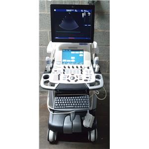 GE Vivid E9 Ultrasound Machine w/ 2x M5S Probes & 2x 3V-D Probes