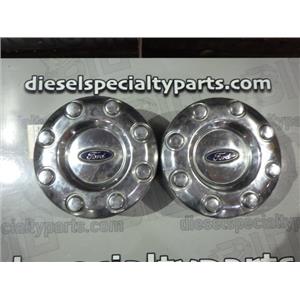 2005 2006 2007 FORD F450 F350 LARIAT XLT DUALLY DRW REAR WHEEL CENTER CAP CHROME