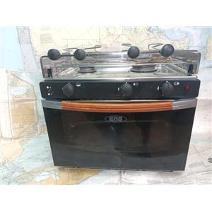 Boaters' Resale Shop of TX 2405 1557.01 ENO 2 BURNER MARINE PROPANE STOVE/OVEN