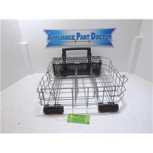 GE Dishwasher WD28X26099 WD12X10438 WD28X24469 Lower Rack w/ Basket Used