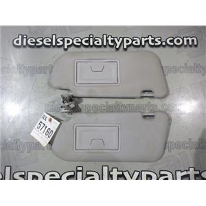 2005 2006 MAZDA 3 SEDAN 4CLY 2.0L AUTO OEM INTERIOR SUN VISORS (GREY) SET