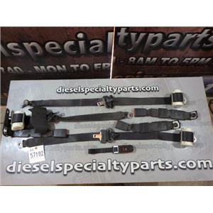 2009 2010 DODGE 1500 5.7 HEMI AUTO 4X4 CREWCAB SEAT BELTS (REAR ONLY) BLACK