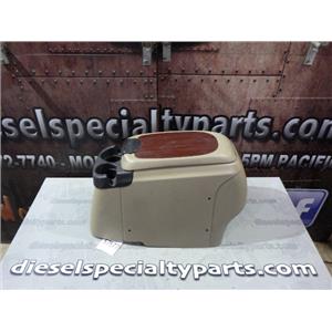 2005 2006 FORD F350 F250 LARIAT CREWCAB CENTRE FRONT SEAT CONSOLE WOODGRAIN TAN