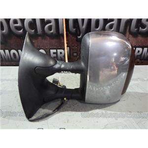 2005 2006 2007 FORD F350 F250 LARIAT DRIVER SIDE (CHROME) CAP TOW MIRROR POWERED