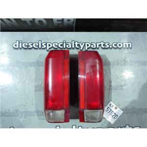 1995 1996 1997 FORD F250 F350 XLT XL OEM TAIL LIGHTS (SET) LEFT / RIGHT