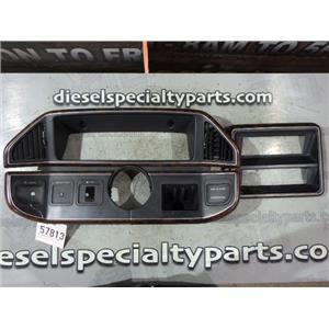 1987 - 1991 FORD F250 F350 LARIAT 7.3 DIESEL ZF5 4X GAUGE CLUSTER DASH WOODGRAIN