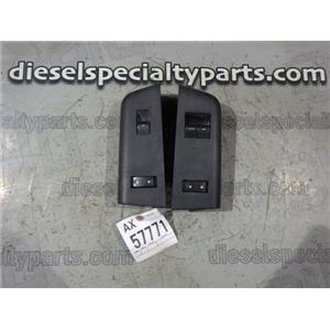 2008 2009 FORD F350 F250 XLT REGULAR CAB DOOR WINDOW / LOCK SWITCHES (BLACK) SET