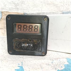 Boaters' Resale Shop of TX 2409 2545.02 B&G VINTAGE DEPTH DISPLAY w COVER+CABLE