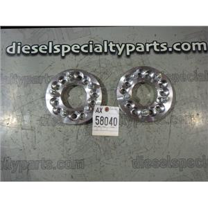 1 INCH WHEEL SPACERS / ADAPTOR 5-4.5/5-4.75/5-4.5 NEVER USED (2) ALUMINUM