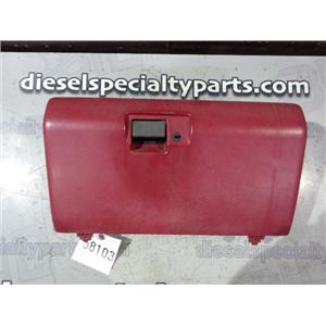 1992 1993 FORD F250 F350 XL XLT OEM INTERIOR DASH GLOVE BOX  ( RED )