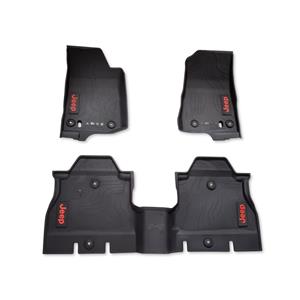 New Mopar All Weather Floor Mats for 2018-2024 Jeep Wrangler JL 82216623AB