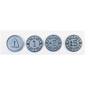 IV Studio Moonrollers Metal Hazard Tokens - SEALED