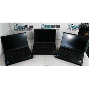 Lot 6 Lenovo ThinkPad E14 Gen2 i5 11th Gen 8GB RAM 14" FHD NO SSD NO POWER PARTS