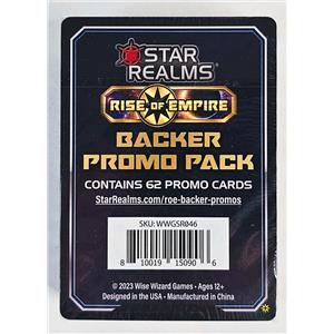 Star Realms: Rise of Empire Backer Promo Pack by Wise Wizard Games - SEALED