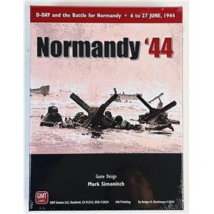 GMT Games Normandy '44 4th Printing Mounted Map + 3" Box SEALED