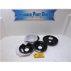Sikawai Range W10288051 W10290353 W10290350 Drip Pan Set of 4 New