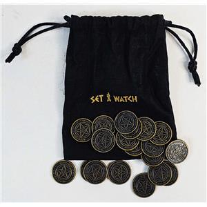 Set a Watch Coins + Pouch by Rock Manor Games