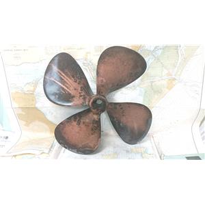 Boaters' Resale Shop of TX 2411 1422.01 BRONZE 4 BLADE 28RH31 PROP for 2" SHAFT