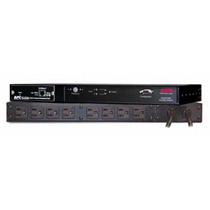 APC AP7750 Automatic Transfer Switch PDU 15A 100/120V (2) 5-15 in (8) 5-15 out