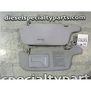 2004 2005 HYUNDAI ACCENT 1.6L ENGINE AUTO SEDAN OEM INTERIOR SUN VISORS GREY