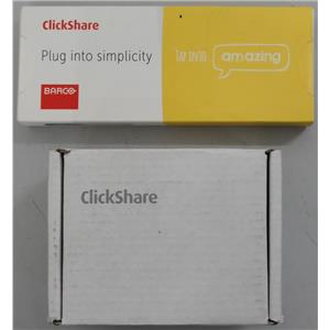 Barco ClickShare Button R9861500D01C and Tray R9861500T01 Open Box