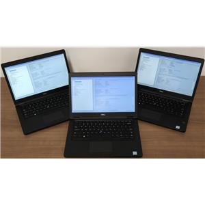 Lot 3 Dell Latitude 5490 i5-7th/8th Gen 8GB RAM 256GB SSD 14in HD READ & LOOK !