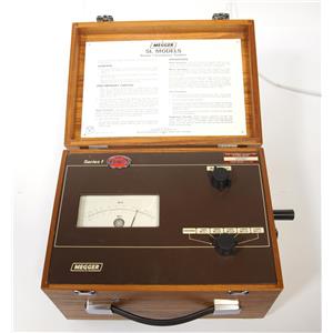 MEGGER / BIDDLE MODEL SL SERIES 1 (500 to 2500VDC) INSULATION TESTER