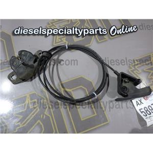 2003 2004 DODGE RAM SLT 1500 QUAD 4.7L AUTO 4X4 HOOD LATCH / CABLE / RELEASE