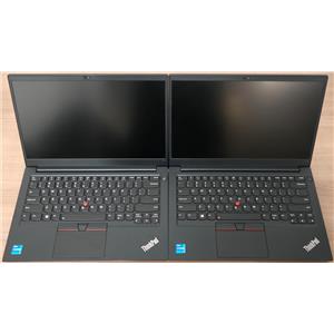 Lot 2 Lenovo ThinkPad E14 Gen 2 i5-1135G7 2.40GHz 8GB RAM 14" FHD NO POWER PARTS