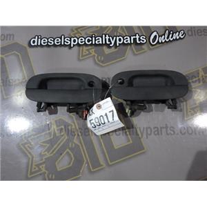 2000 2001 DODGE RAM SLT 2500 3500 EXTENDED CAB EXTERIOR DOOR HANDLES (BLACK) SET