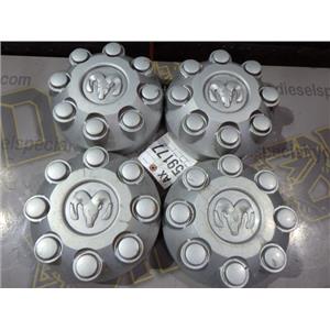 2003 2004 DODGE 2500 3500 5.9 DIESEL NV5600 4X4 HUBCAPS (SILVER) 8-BOLT SET (4)