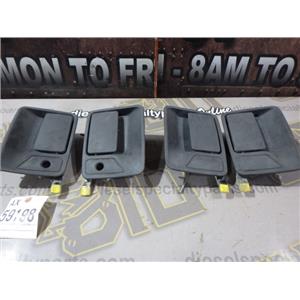 2006 2005 FORD F350 F250 XL XLT LARIAT CREWCAB OEM EXTERIOR DOOR HANDLES (4)