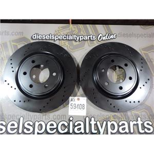 2021 - 2023 FORD F150 XLT LARIAT 5.0 COATED FRONT BRAKE ROTORS (NEW) SET