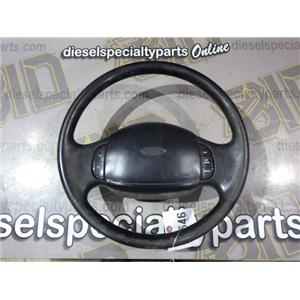 2000 2001 FORD F350 XL 7.3 DIESEL ZF6 MANUAL 4X4 OEM STEER WHEEL CRUISE BLACK