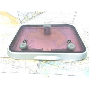 Boaters' Resale Shop of TX 2502 0154.03 LEWMAR 16" x 20.5" OPENING TINTED HATCH
