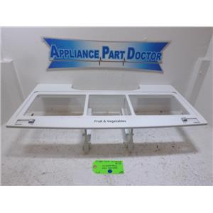 LG Refrigerator ACQ85428613 AEC73317502 Crisper Cover w/ Center Rails Used