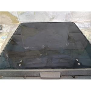 Boaters' Resale Shop of TX 2501 0254.33 TINTED BOAT 23" x 23" HATCH w BAD LATCH