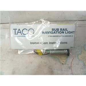 Boaters' Resale Shop of TX 2503 0574.05 TACO RUB RAIL NAV LIGHTS F38-6800D & D-2