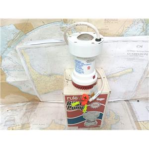 Boaters' Resale Shop of TX 2503 0557.07 RULE 1500GPH 12V BILGE PUMP MODEL 51S-3