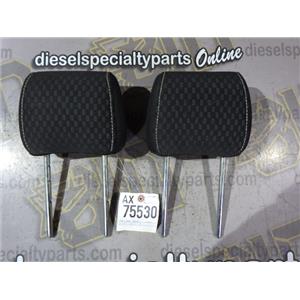 2009 2010 FORD F350 F250 FX4 6.4 DIESEL CREWCAB REAR SEAT HEADRESTS CLOTH BLACK
