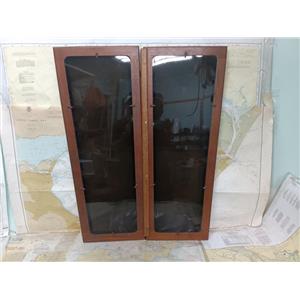 Boaters' Resale Shop of TX 2503 2125.01 CALIBER 38 COMPANIONWAY DOORS w HARDWARE