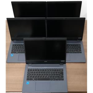 Lot 5 Acer TravelMate P414-51 i5-1135G7 2.40GHz 8GB RAM 256GB SSD 14in FHD NO OS