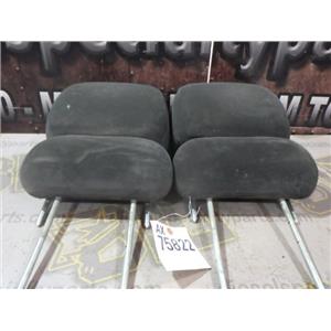 2004 2005 DODGE RAM 2500 3500 SLT CREWCAB OEM CLOTH HEADRESTS (BLACK) SET