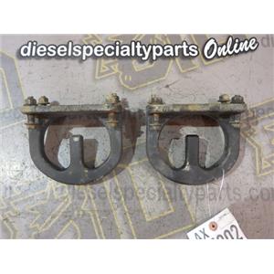 2004 2005 DODGE RAM 2500 3500 SLT CREWCAB OEM FRAME MOUNT TOW HOOKS (PAIR)