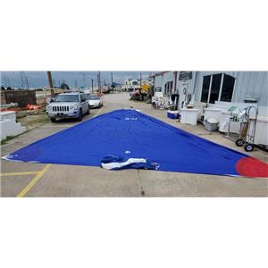 Asymmetrical Spinnaker w 42-2 Luff from Boaters' Resale Shop of TX 2504 1144.91