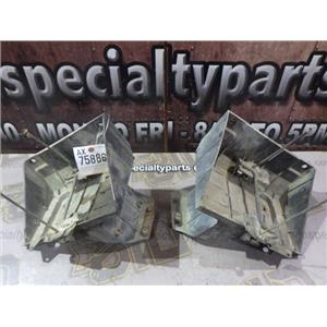 1999 2000 DODGE 3500 SLT 5.9 DIESEL NV4500 4X4 BATTERY TRAYS (SET) HOLD DOWNS