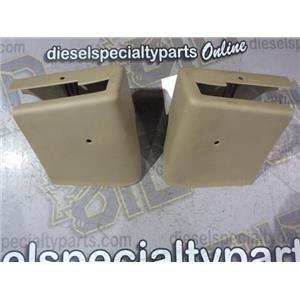 1999 2000 DODGE 3500 2500 SLT OEM STANTION COVER REAR SEAT BELT TRIM COVERS TAN